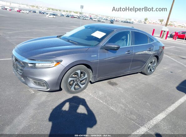 19XZE4F5XME003486 2021 HONDA INSIGHT Серый Вид спереди
