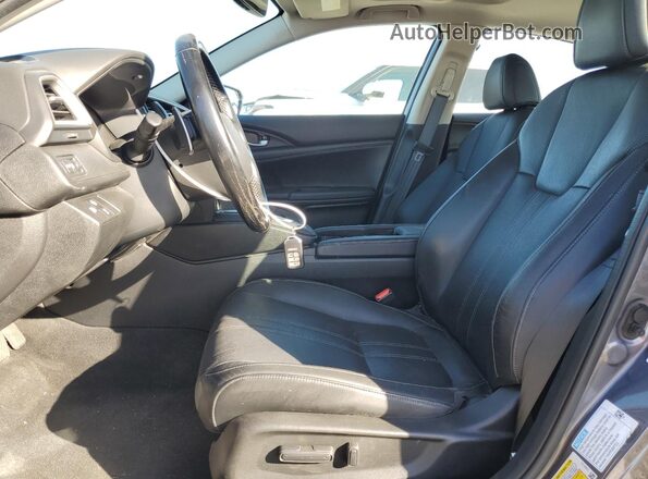 19XZE4F91ME005517 2021 HONDA INSIGHT Gray Widok wnętrza z przodu