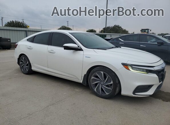 19XZE4F96KE000665 2019 HONDA INSIGHT Белый Передняя правая четверть