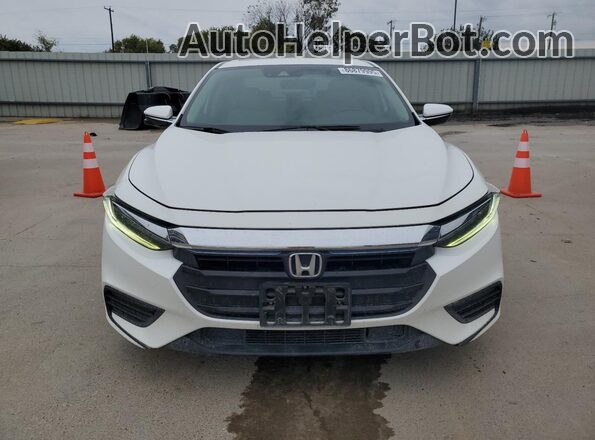 19XZE4F96KE000665 2019 HONDA INSIGHT Белый Вид спереди