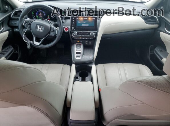 19XZE4F96KE000665 2019 HONDA INSIGHT Белый Вид панели приборов