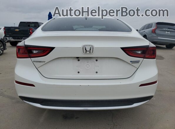 19XZE4F96KE000665 2019 HONDA INSIGHT Белый Вид сзади