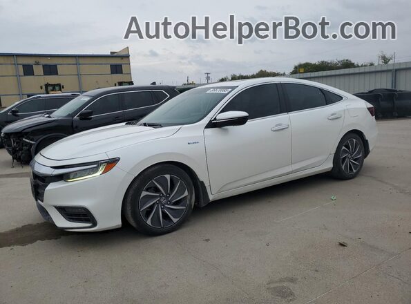 19XZE4F96KE000665 2019 HONDA INSIGHT Белый Передняя левая четверть