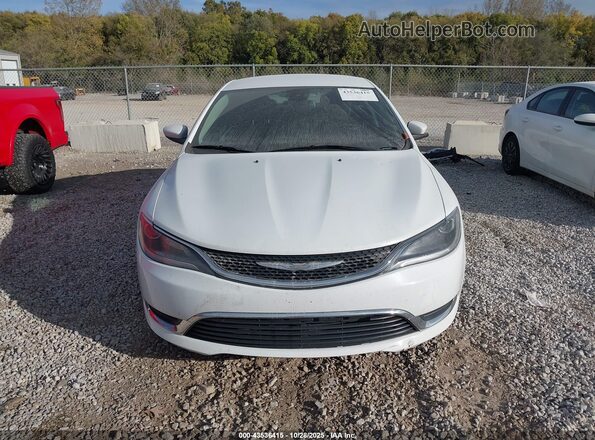 1C3CCCABXHN512342 2017 CHRYSLER 200 White Widok deski rozdzielczej