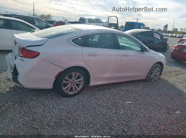 1C3CCCABXHN512342 2017 CHRYSLER 200 White Widok zestawu wskaźników