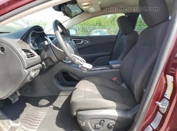 1C3CCCFB3HN509310 2017 CHRYSLER 200 Burgundy Front interior view