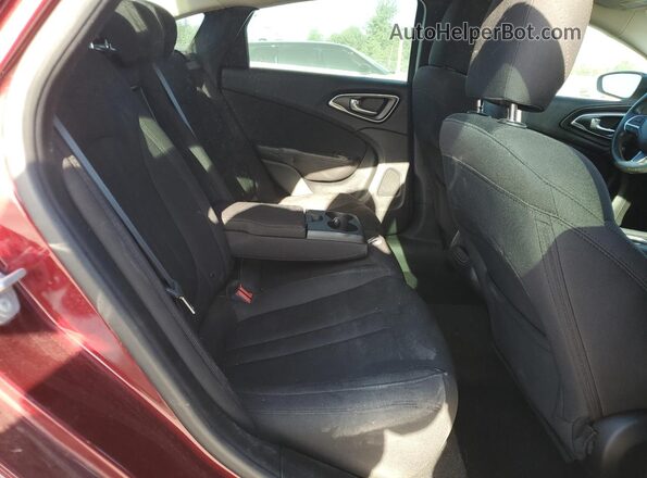 1C3CCCFB3HN509310 2017 CHRYSLER 200 Burgundy Rear seats view