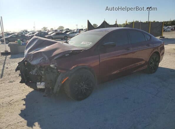 1C3CCCFB3HN509310 2017 CHRYSLER 200 Burgundy Front left