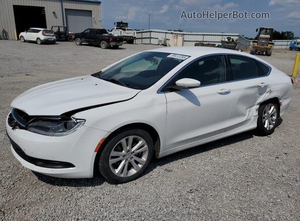 1C3CCCFB7HN509052 2017 CHRYSLER 200 Белый Передняя левая четверть