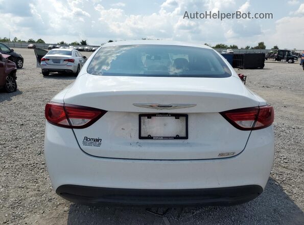 1C3CCCFB7HN509052 2017 CHRYSLER 200 Белый Вид сзади