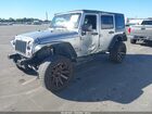 2016 Jeep Wrangler Unlimited Sport Silver vin: 1C4BJWDG5GL199068
