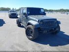 2016 Jeep Wrangler Unlimited Willys Wheeler Gray vin: 1C4BJWDG8GL197587
