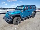 2020 Jeep Wrangler Unlimited Sport Синий vin: 1C4HJXDG5LW205346