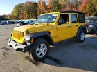 2020 Jeep Wrangler Unlimited Sport Yellow vin: 1C4HJXDG5LW334834