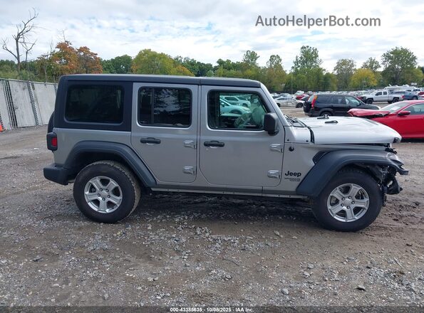 1C4HJXDG6MW743538 2021 JEEP WRANGLER UNLIMITED Серый Панорамный вид салона 360°