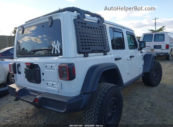 1C4HJXDG9NW253080 2022 JEEP WRANGLER UNLIMITED Белый Задняя правая четверть