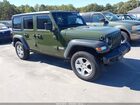 2020 Jeep Wrangler Unlimited Sport S 4x4 Green vin: 1C4HJXDN0LW337901