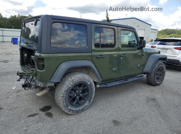 1C4HJXDN3MW868947 2021 JEEP WRANGLER Green Հետևի աջ