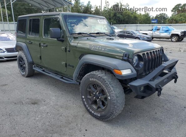 1C4HJXDN3MW868947 2021 JEEP WRANGLER Green Առջևի աջ