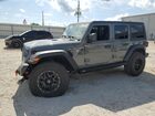2020 Jeep Wrangler Unlimited Sport Silver vin: 1C4HJXDNXLW279540