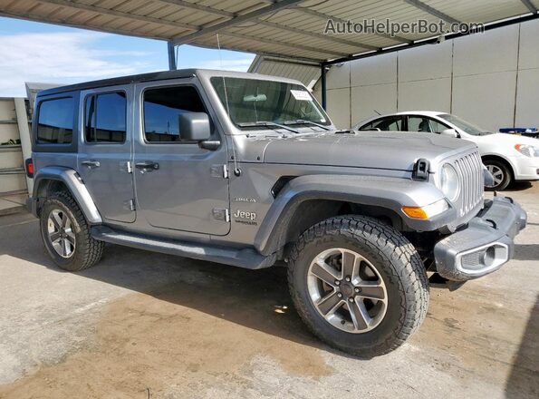 1C4HJXEN2LW213949 2020 JEEP WRANGLER Silver Delantero derecho