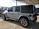 2020 Jeep Wrangler Unlimited Sahara Silver vin: 1C4HJXEN2LW213949