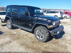 2018 Jeep Wrangler Unlimited Sahara 4x4 Black vin: 1C4HJXEN4JW176058