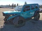 2020 Jeep Wrangler Unlimited Rubicon Teal vin: 1C4HJXFG9LW190427