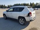 2016 Jeep Compass Sport White vin: 1C4NJCBAXGD615796