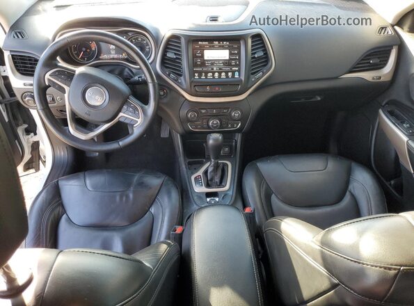 1C4PJLDB1JD523613 2018 JEEP CHEROKEE Белый Вид панели приборов