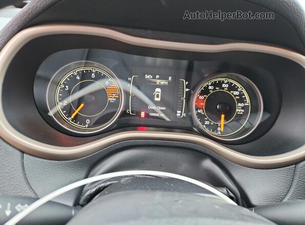1C4PJMCB5JD589413 2018 JEEP CHEROKEE Коричневый Вид щитка приборов