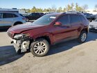 2020 Jeep Cherokee Latitude Maroon vin: 1C4PJMCB9LD612095