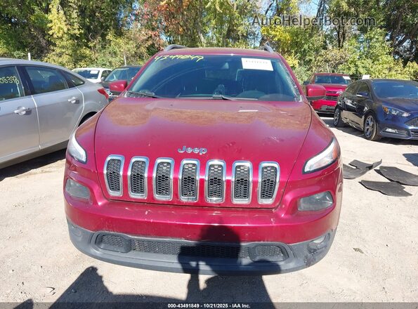 1C4PJMCS4HW587957 2017 JEEP CHEROKEE Красный Вид щитка приборов