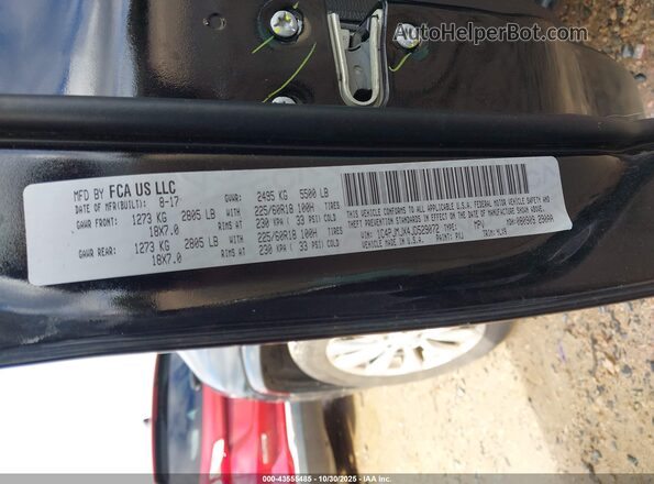 1C4PJMJX4JD529072 2018 JEEP CHEROKEE Черный Вид подкапотного пространства