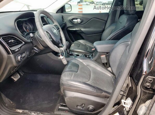 1C4PJMMB4PD110714 2023 JEEP CHEROKEE Black Front interior view