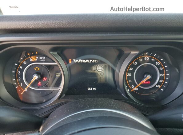 1C4PJXDG3SW541796 2025 JEEP WRANGLER Серый Вид щитка приборов