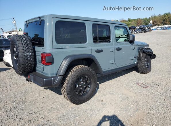 1C4PJXDG3SW541796 2025 JEEP WRANGLER Серый Задняя правая четверть