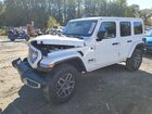 2025 Jeep Wrangler Sahara White vin: 1C4PJXEN8SW606557
