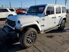 2025 Jeep Wrangler Sahara White vin: 1C4PJXEN9SW609774