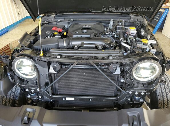 1C4PJXENXSW587655 2025 JEEP WRANGLER Black Вид підкапотного простору