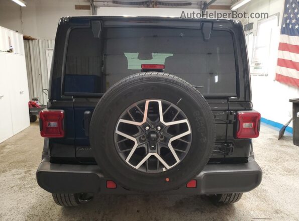 1C4PJXENXSW587655 2025 JEEP WRANGLER Black Вид ззаду