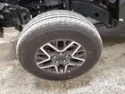 2025 Jeep Wrangler Sahara Black vin: 1C4PJXENXSW587655 Damage: Left Front Wheel, Curb Rash, > 12 Inches