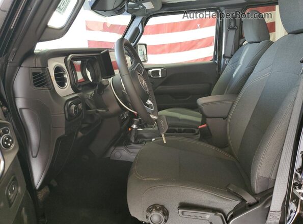 1C4PJXENXSW587655 2025 JEEP WRANGLER Black Вид салону спереду