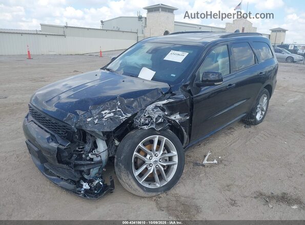 1C4RDJDGXPC668261 2023 DODGE DURANGO Черный Передняя левая четверть