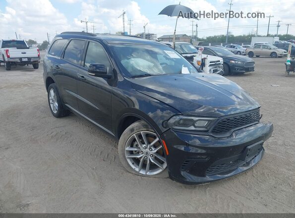1C4RDJDGXPC668261 2023 DODGE DURANGO Черный Передняя правая четверть