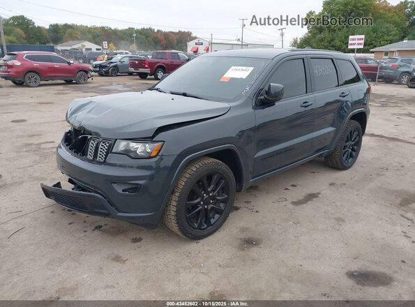 1C4RJFAG2JC119641 2018 JEEP GRAND CHEROKEE Синий Передняя левая четверть