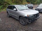 2018 Jeep Grand Cherokee High Altitude 4x4 Silver vin: 1C4RJFCGXJC298122