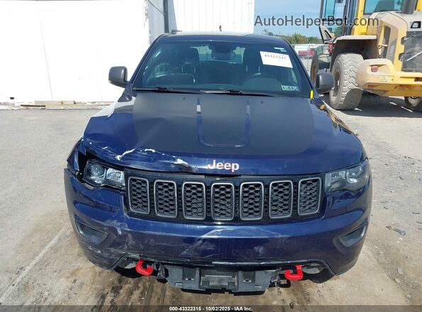 1C4RJFLG7JC422380 2018 JEEP GRAND CHEROKEE Blue Widok z przodu