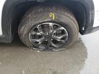 2025 Jeep Grand Cherokee Laredo White vin: 1C4RJHAG0S8699374 Damage: Left Rear Wheel, Curb Rash, > 12 Inches