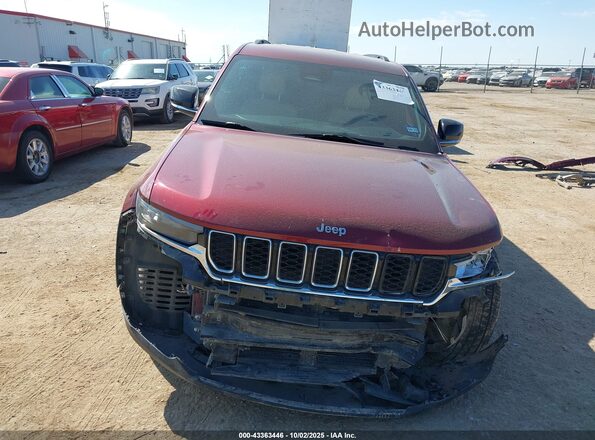 1C4RJHBG7PC661918 2023 JEEP GRAND CHEROKEE Темно-бордовый Вид щитка приборов